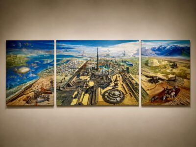 Triptych. The Gem of Sands
