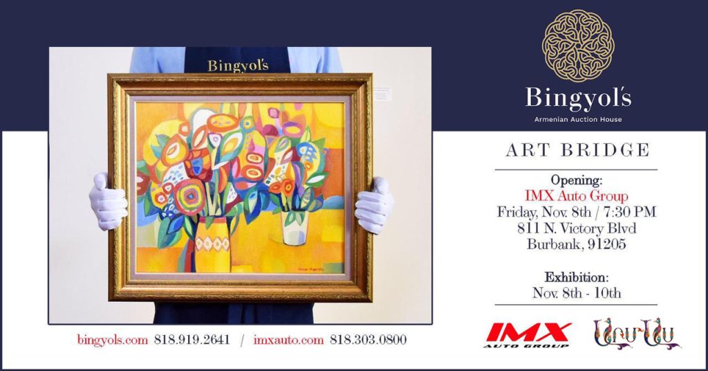 “Art Bridge” Exhibition and Art Auction in Los Angeles